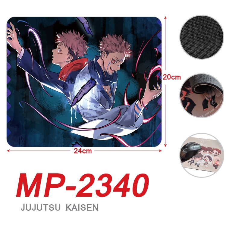 Jujutsu Kaisen  Anime Full Color Printing Mouse Pad Unlocked 20X24cm price for 5 pcs  MP-2340