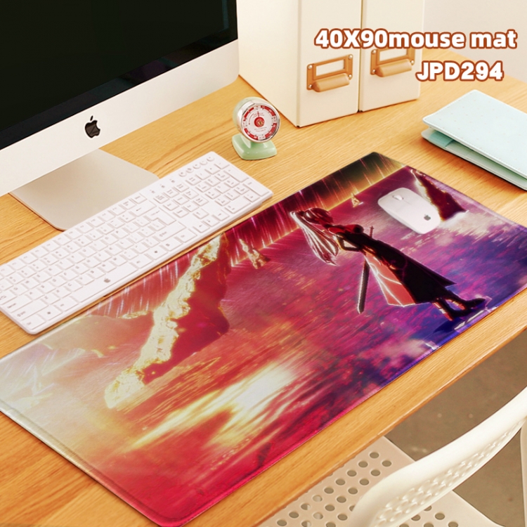 Bone knight in another world adventure Anime overlock mouse pad 40X90cm can be customized in a single style JPD294