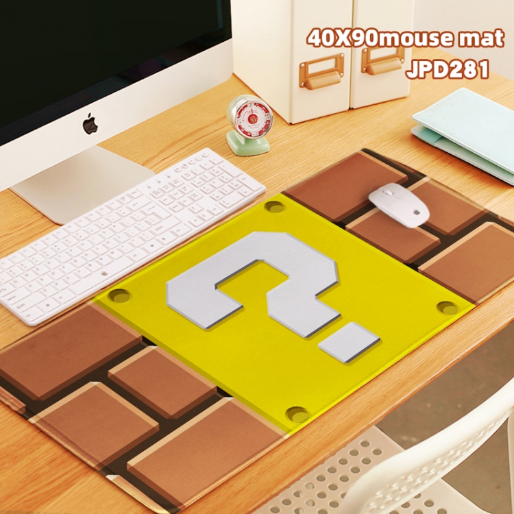 Super Mario Anime overlock mouse pad 40X90cm can be customized in a single style