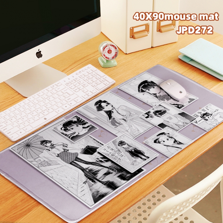 Koimi classmate has communication disorder Anime overlock mouse pad 40X90cm can be customized in a single style JPD272
