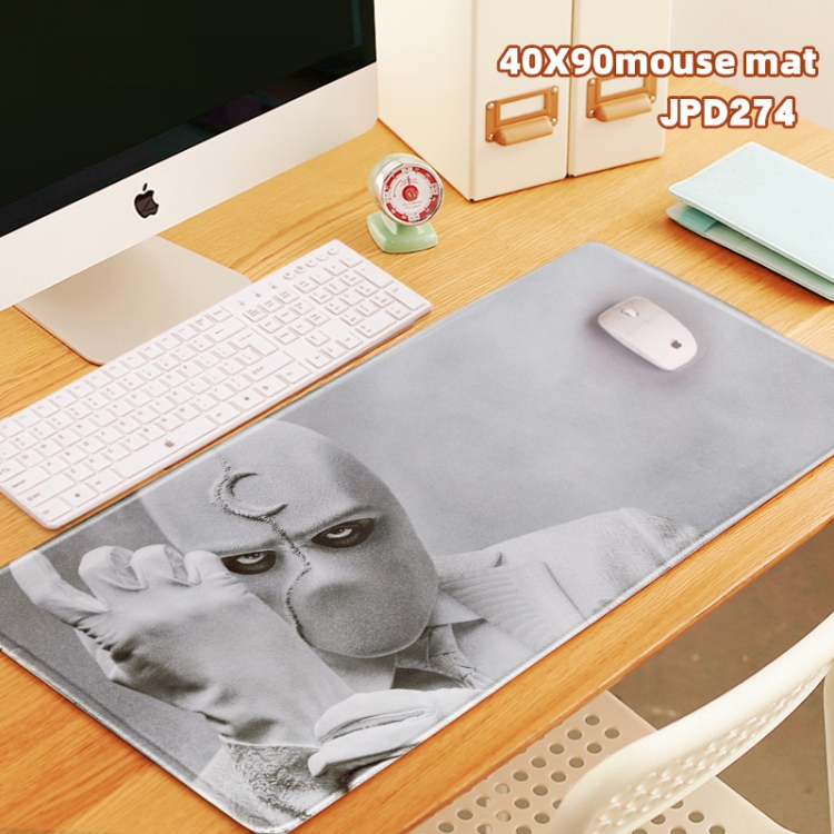 Moonlight Knight Anime overlock mouse pad 40X90cm can be customized in a single style JPD274