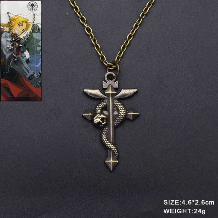 Fullmetal Alchemist Anime cartoon metal necklace pendant price for 5 pcs