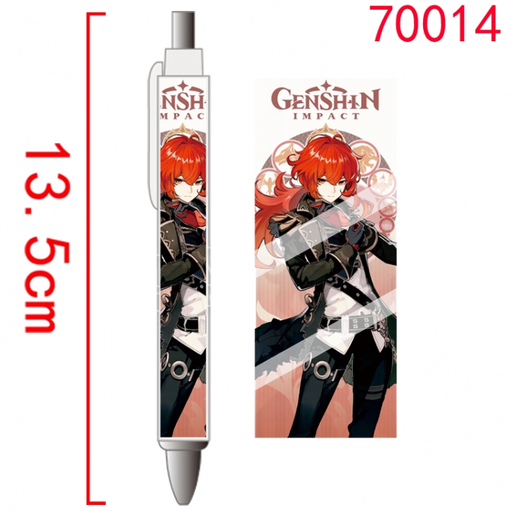Genshin Impact Game peripheral student ballpoint pen price for 5 pcs 70014