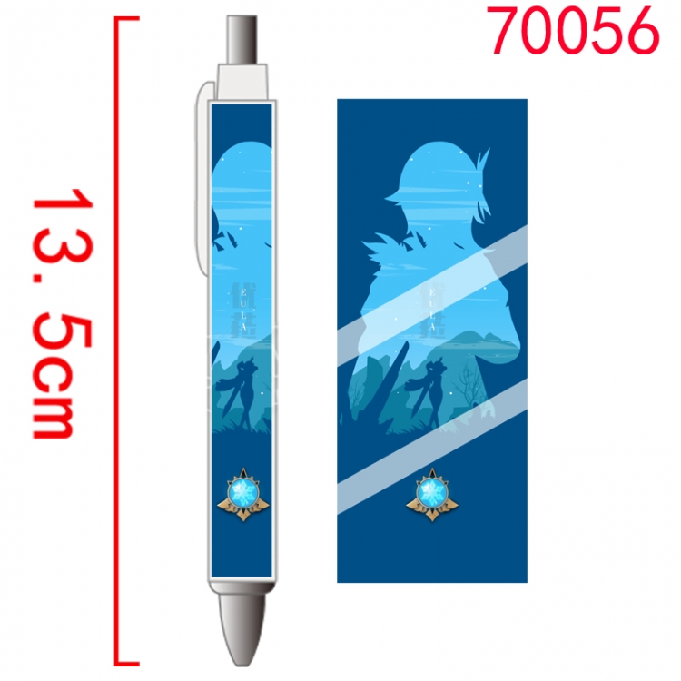 Genshin Impact Game peripheral student ballpoint pen price for 5 pcs 70056