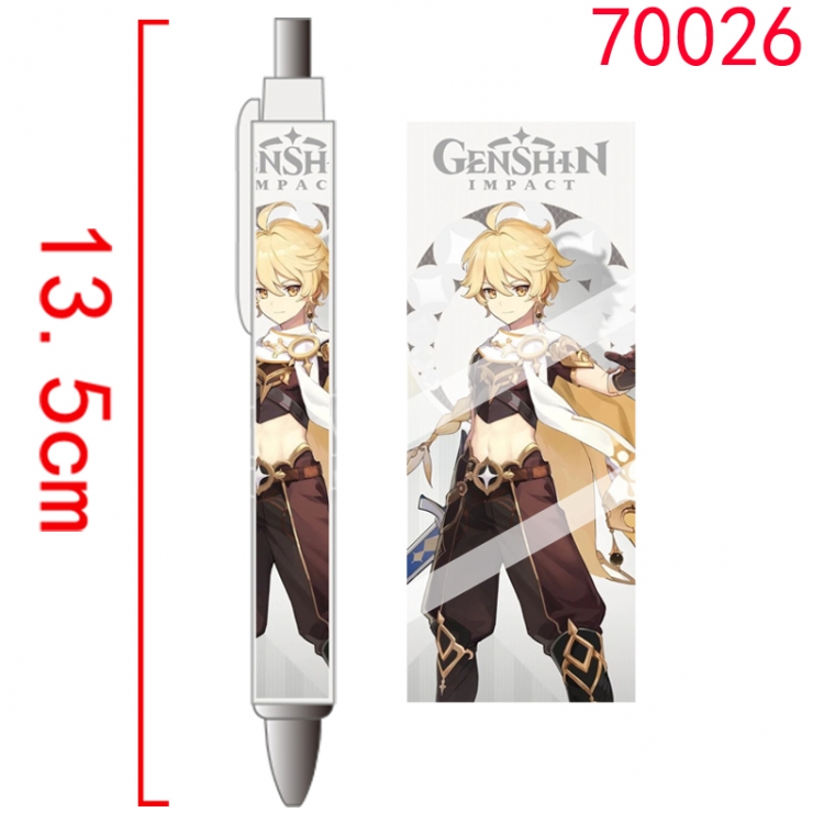 Genshin Impact Game peripheral student ballpoint pen price for 5 pcs70026