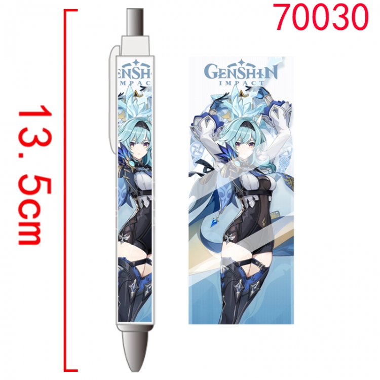 Genshin Impact Game peripheral student ballpoint pen price for 5 pcs 70030