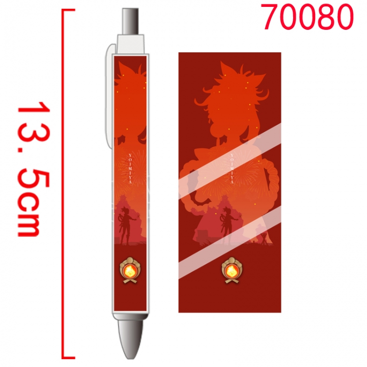 Genshin Impact Game peripheral student ballpoint pen price for 5 pcs 70080