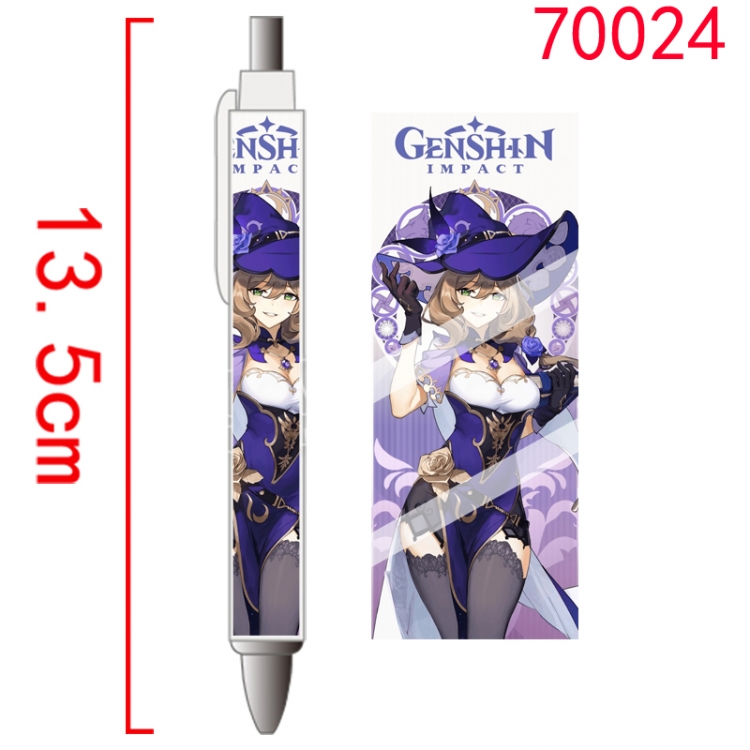 Genshin Impact Game peripheral student ballpoint pen price for 5 pcs 70024