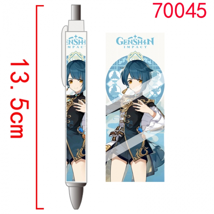 Genshin Impact Game peripheral student ballpoint pen price for 5 pcs 70045