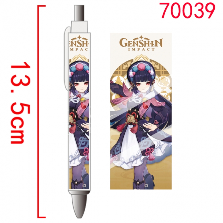 Genshin Impact Game peripheral student ballpoint pen price for 5 pcs 70039