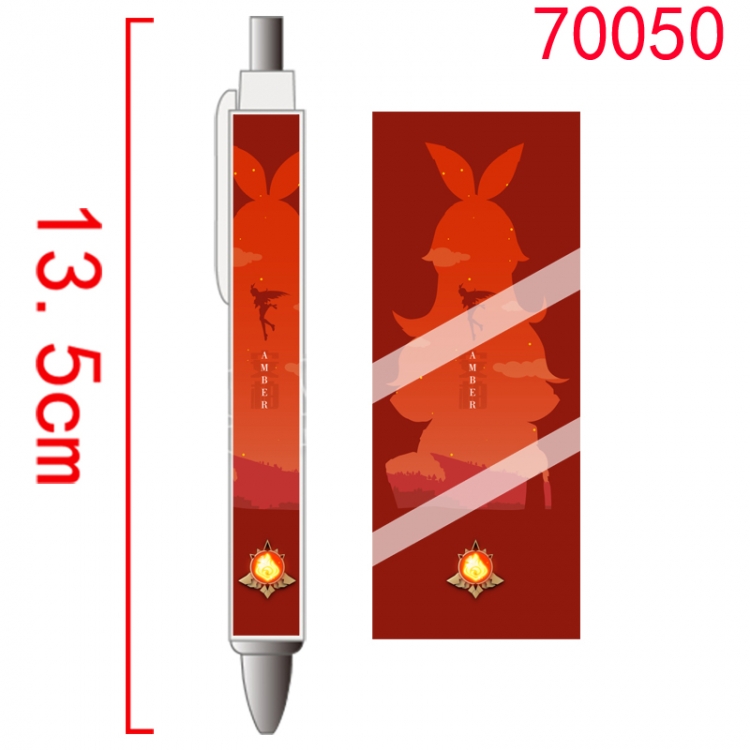 Genshin Impact Game peripheral student ballpoint pen price for 5 pcs 70050