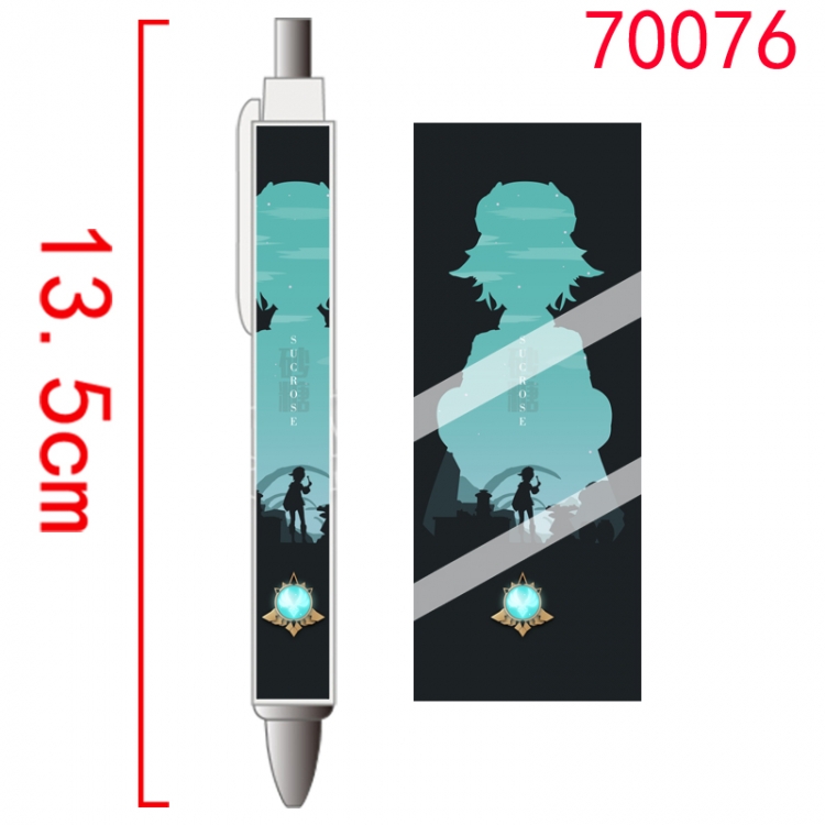Genshin Impact Game peripheral student ballpoint pen price for 5 pcs 70076