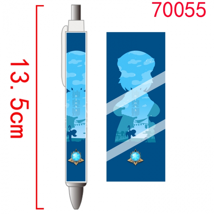 Genshin Impact Game peripheral student ballpoint pen price for 5 pcs 70055
