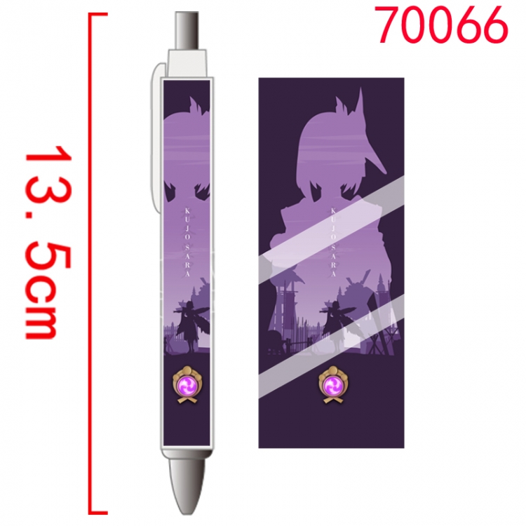 Genshin Impact Game peripheral student ballpoint pen price for 5 pcs 70066
