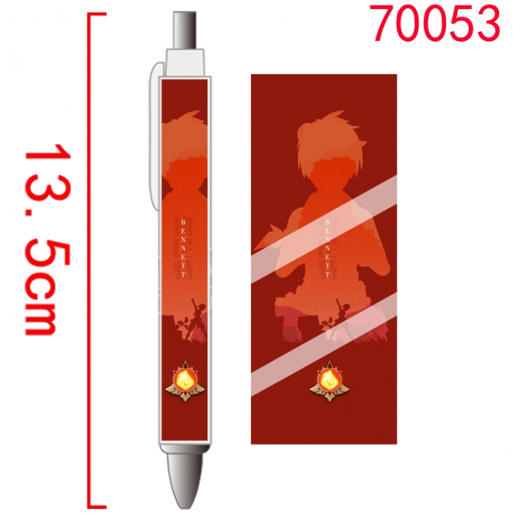 Genshin Impact Game peripheral student ballpoint pen price for 5 pcs 70053