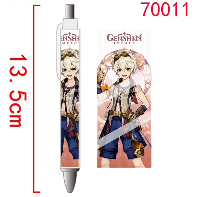 Genshin Impact Game peripheral student ballpoint pen price for 5 pcs 70011