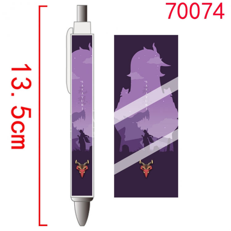Genshin Impact Game peripheral student ballpoint pen price for 5 pcs 70074