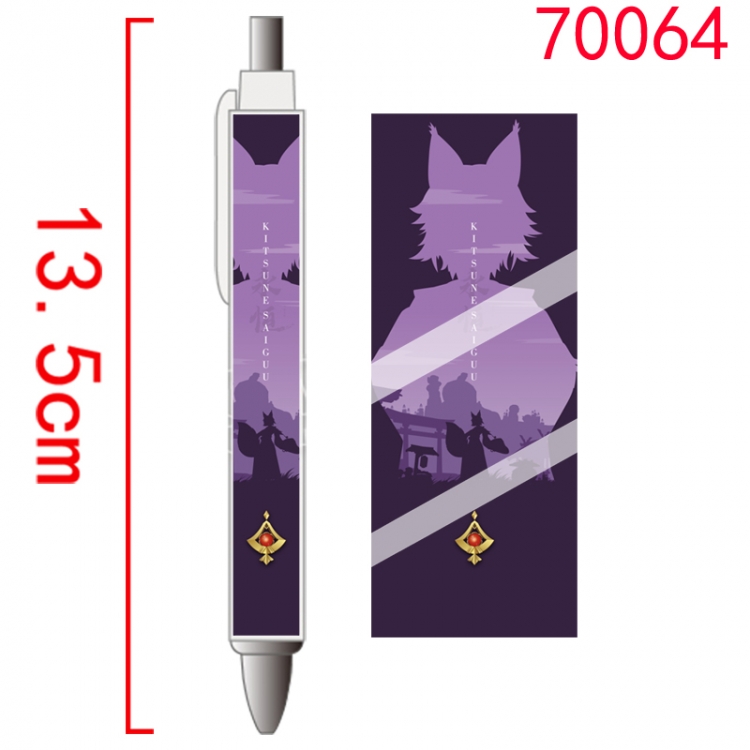 Genshin Impact Game peripheral student ballpoint pen price for 5 pcs 70064