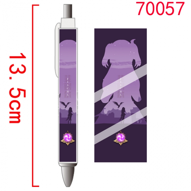 Genshin Impact Game peripheral student ballpoint pen price for 5 pcs 70057