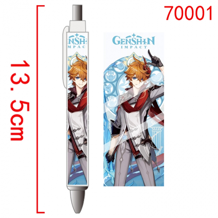 Genshin Impact Game peripheral student ballpoint pen price for 5 pcs 70001