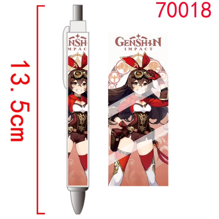 Genshin Impact Game peripheral student ballpoint pen price for 5 pcs 70018