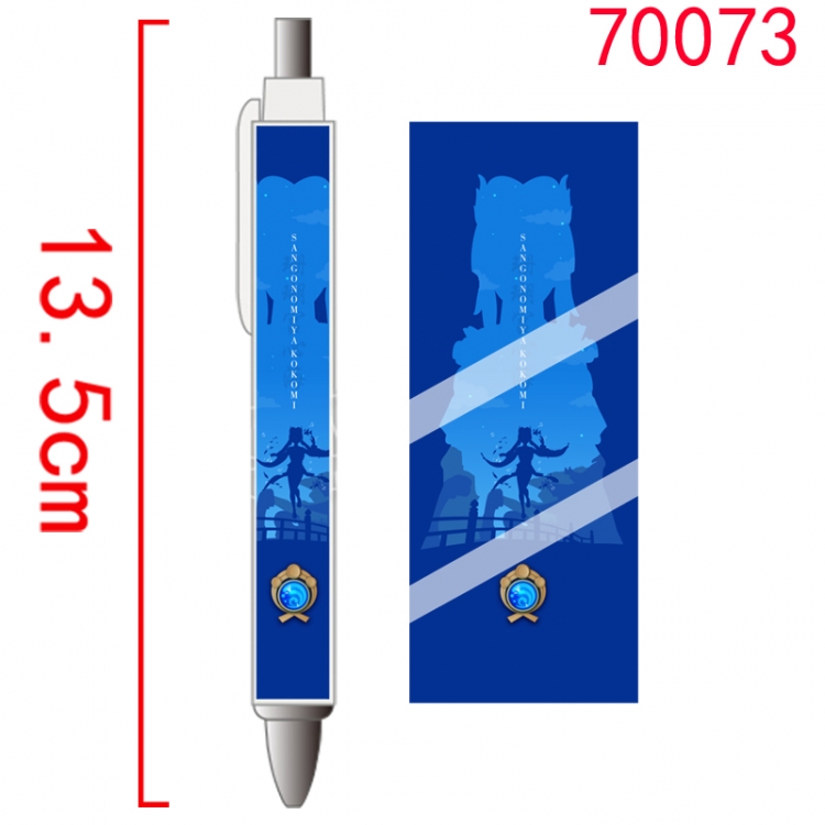 Genshin Impact Game peripheral student ballpoint pen price for 5 pcs 70073