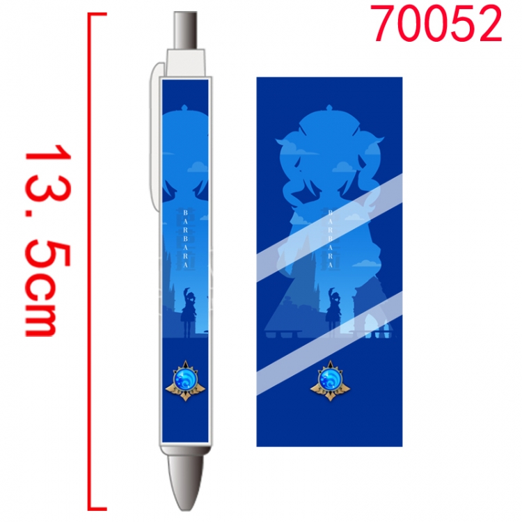 Genshin Impact Game peripheral student ballpoint pen price for 5 pcs 70052