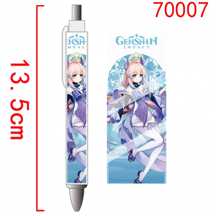 Genshin Impact Game peripheral student ballpoint pen price for 5 pcs 70007