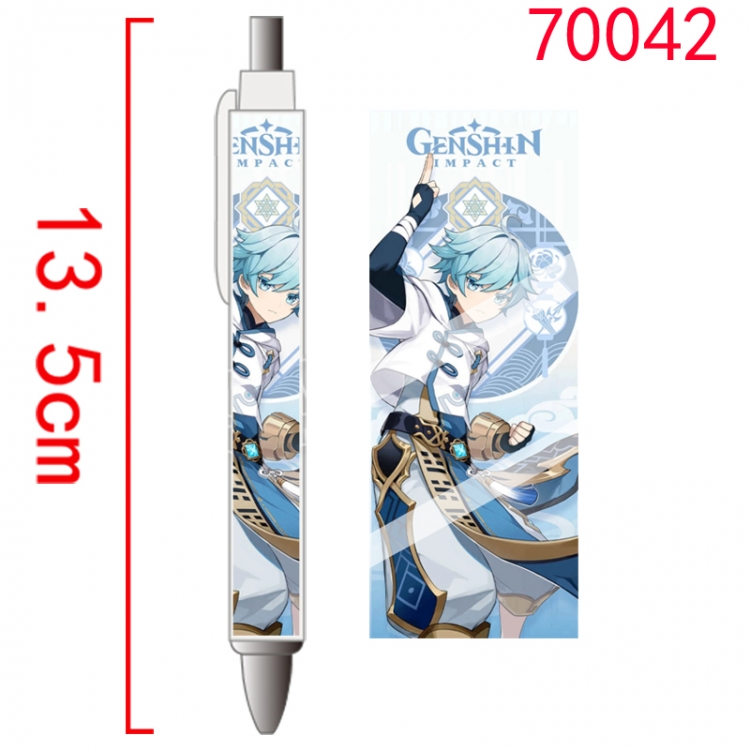 Genshin Impact Game peripheral student ballpoint pen price for 5 pcs 70042