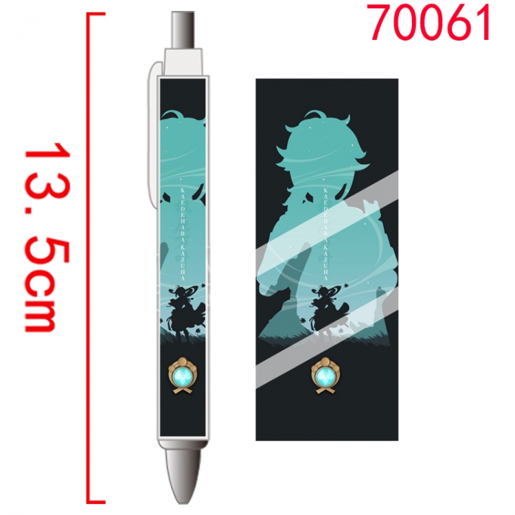 Genshin Impact Game peripheral student ballpoint pen price for 5 pcs 70061