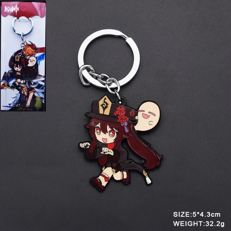 Genshin Impact Anime cartoon Key Chain school bag pendant