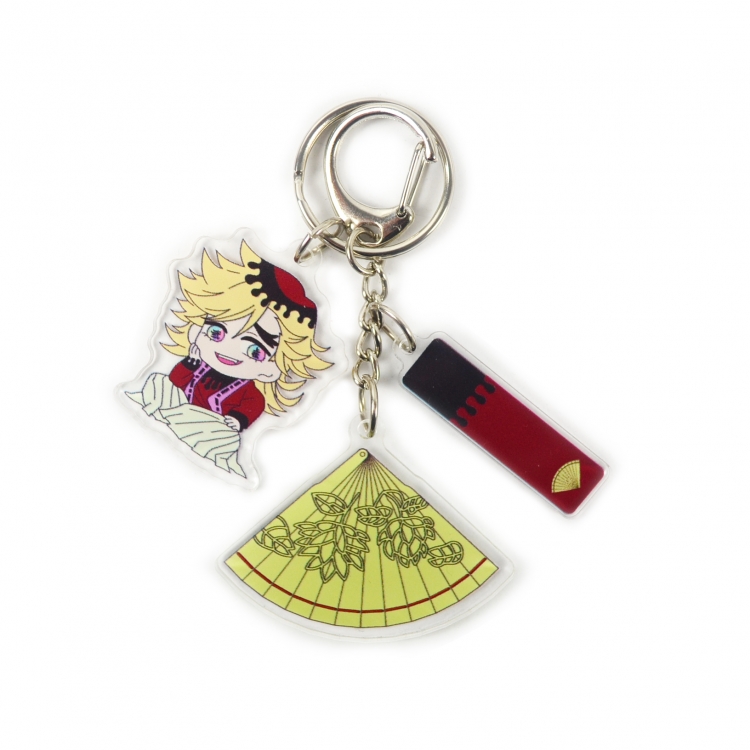 Demon Slayer Kimets acrylic key chain bag pendant decoration price for 5 pcs