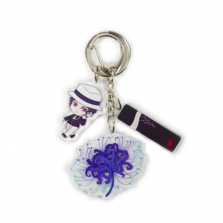 Demon Slayer Kimets acrylic key chain bag pendant decoration price for 5 pcs