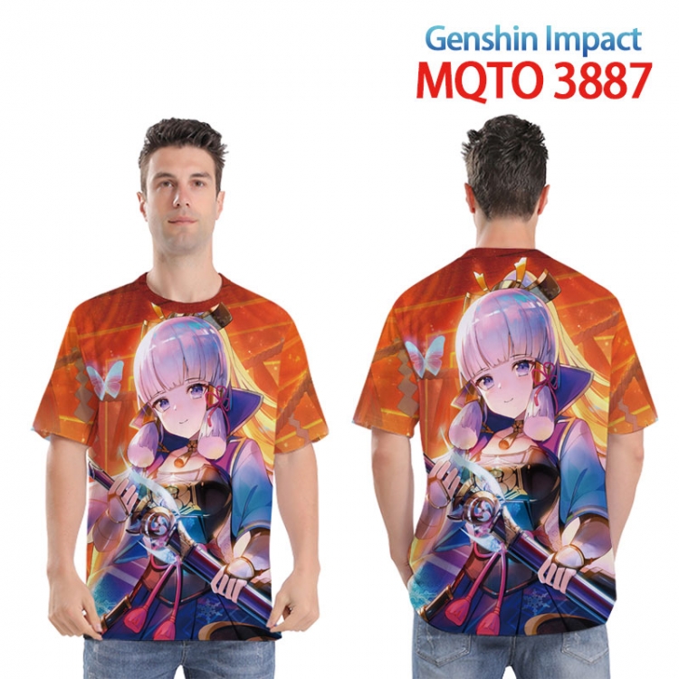 Genshin Impact Full color printed short sleeve T-shirt from XXS to 4XL MQTO 3887