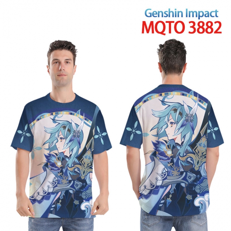 Genshin Impact Full color printed short sleeve T-shirt from XXS to 4XL MQTO 3882