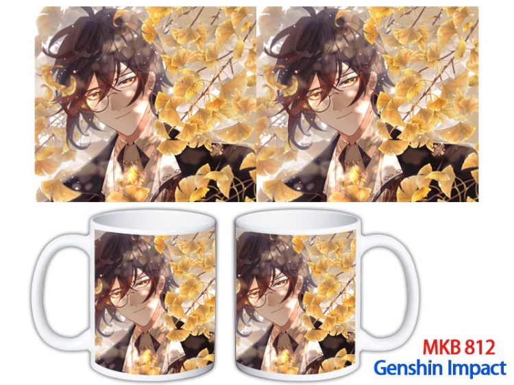 Genshin Impact Anime color printing ceramic mug cup price for 5 pcs MKB-812