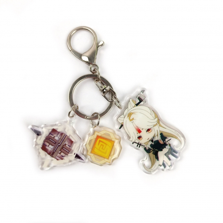 Genshin Impact Epoxy Keychain Bag Pendant Decoration Ornamen price for 2 pcs t