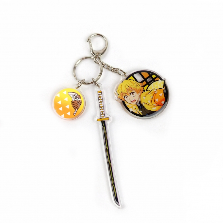 Demon Slayer Kimets Epoxy Keychain Bag Pendant Decoration Ornamen price for 2 pcs 800