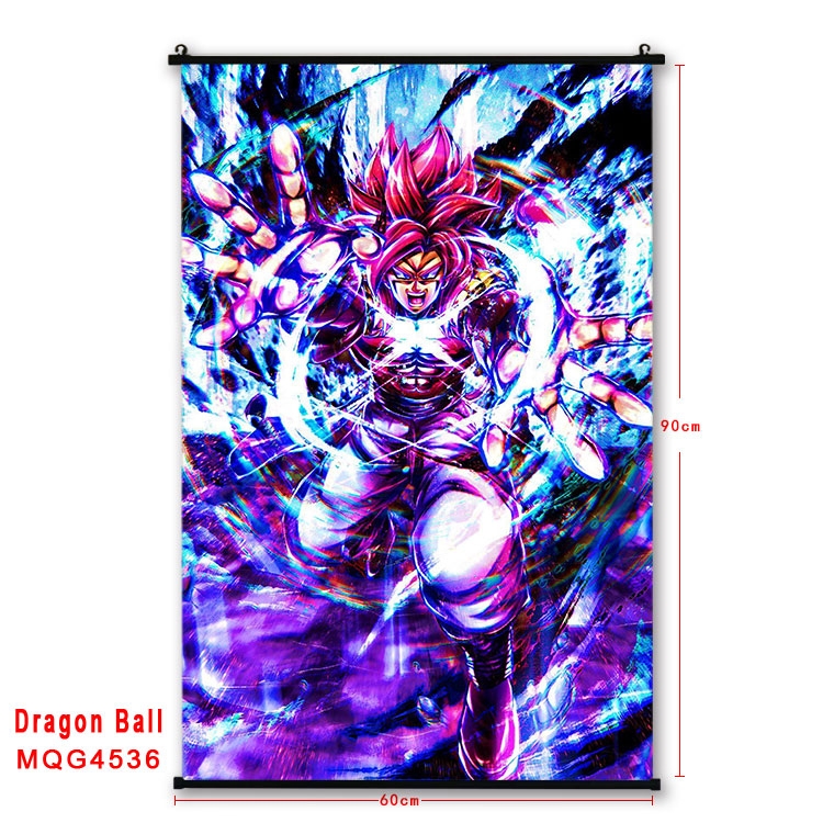 DRAGON BALL black Plastic rod Cloth painting Wall Scroll 60X90CM MQG-4536