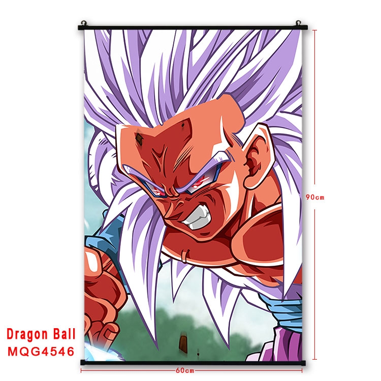 DRAGON BALL black Plastic rod Cloth painting Wall Scroll 60X90CM   MQG-4546