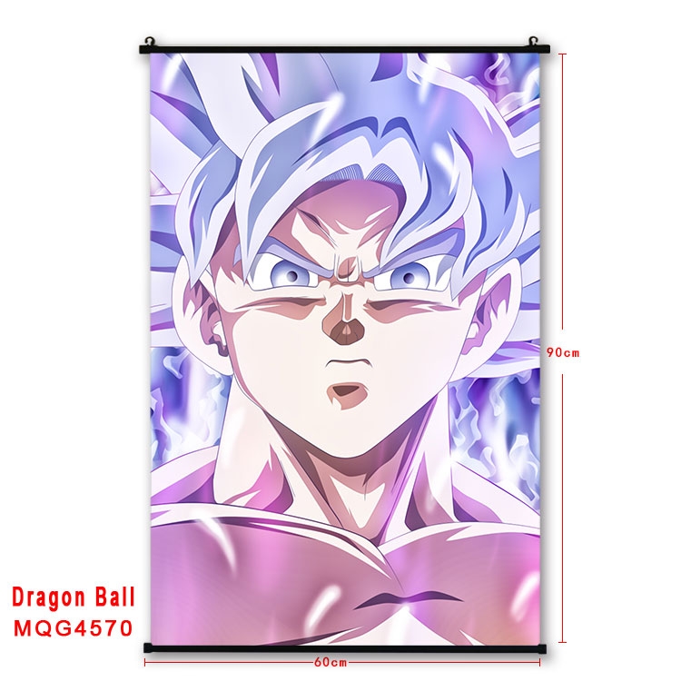 DRAGON BALL black Plastic rod Cloth painting Wall Scroll 60X90CM  MQG-4570