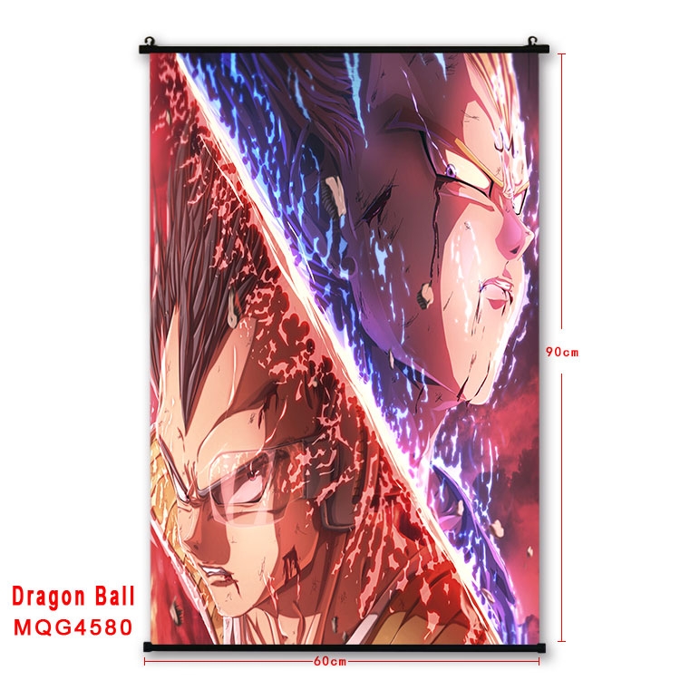 DRAGON BALL black Plastic rod Cloth painting Wall Scroll 60X90CM MQG-4580