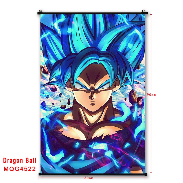 DRAGON BALL black Plastic rod Cloth painting Wall Scroll 60X90CM MQG-4522