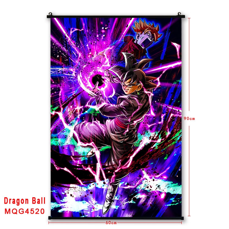 DRAGON BALL black Plastic rod Cloth painting Wall Scroll 60X90CM  MQG-4520