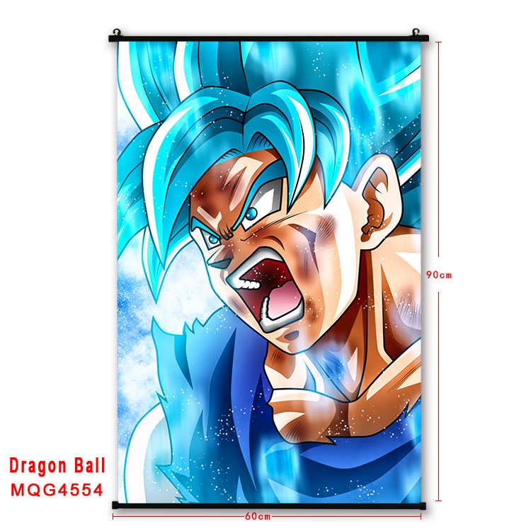 DRAGON BALL black Plastic rod Cloth painting Wall Scroll 60X90CM  MQG-4554