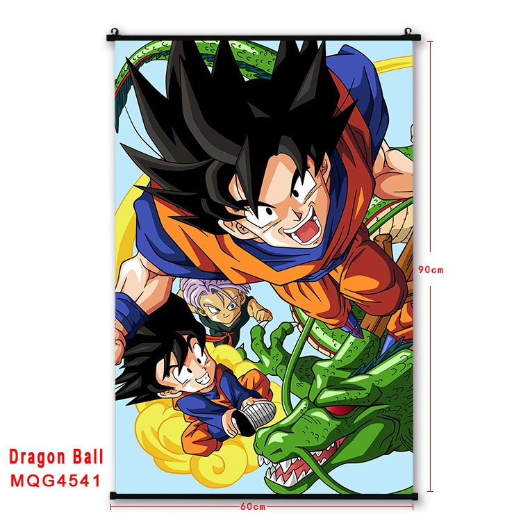 DRAGON BALL black Plastic rod Cloth painting Wall Scroll 60X90CM MQG-4541