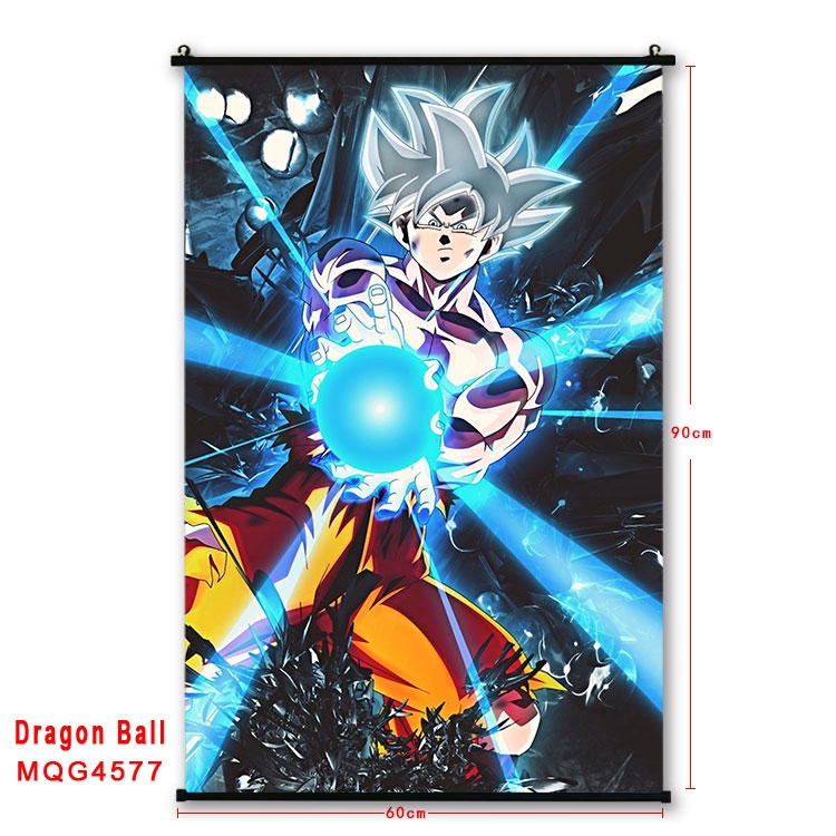 DRAGON BALL black Plastic rod Cloth painting Wall Scroll 60X90CM MQG-4577