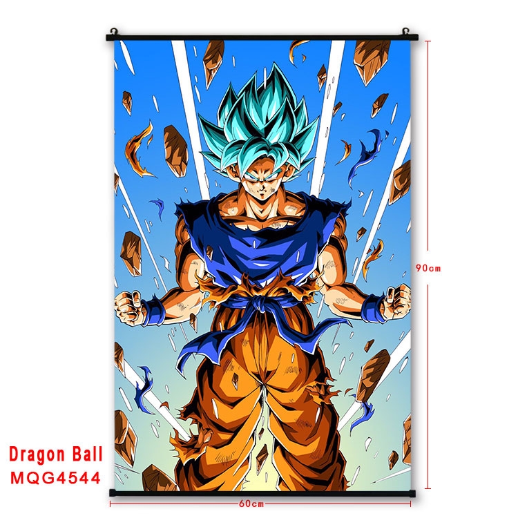 DRAGON BALL black Plastic rod Cloth painting Wall Scroll 60X90CM   MQG-4544