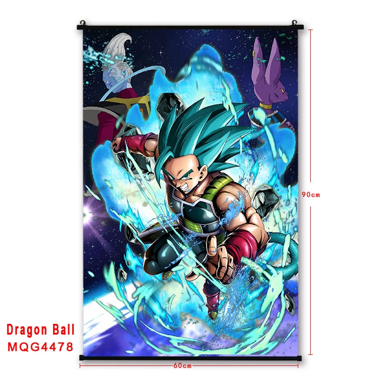 DRAGON BALL black Plastic rod Cloth painting Wall Scroll 60X90CM MQG-4478