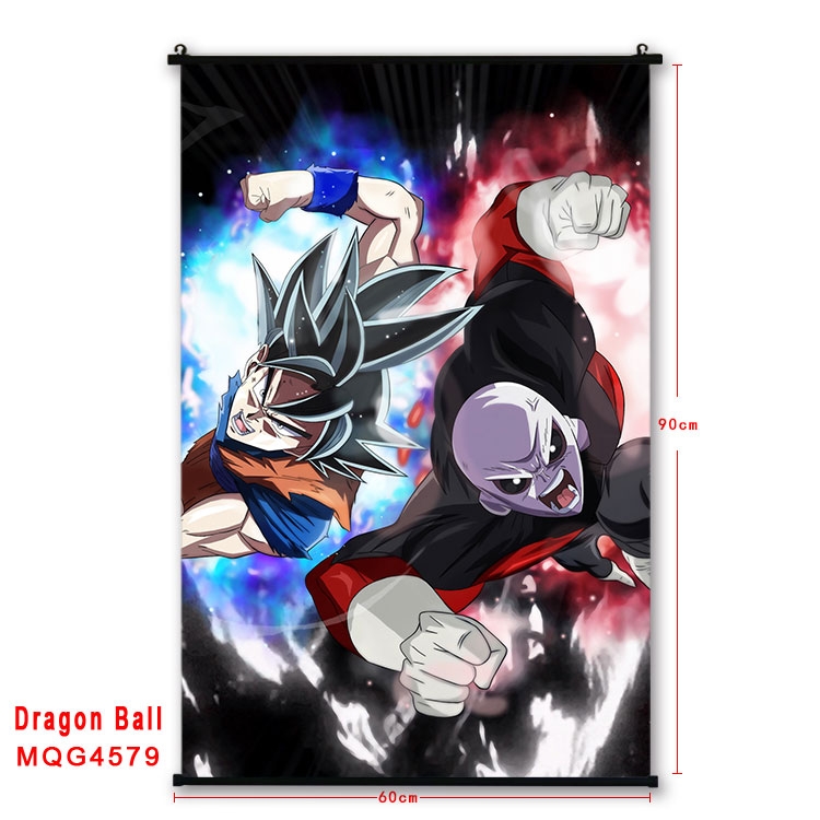 DRAGON BALL black Plastic rod Cloth painting Wall Scroll 60X90CM MQG-4579